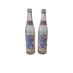 2 Pepsi Ohio Bicentennial Bottles Tecumseh Johnny Appleseed